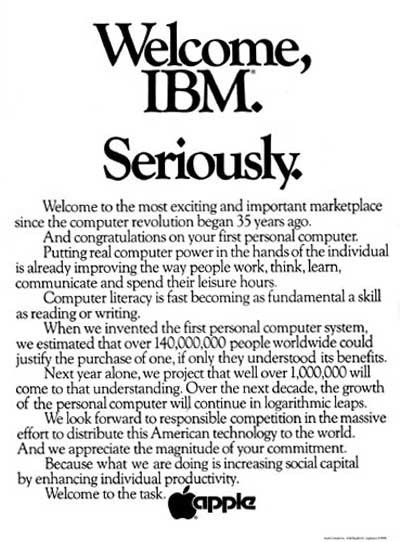 Welcome IBM